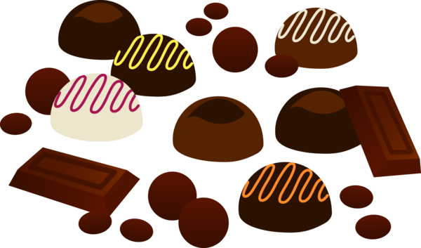 Free Joy Chocolate Food Bonbon Clipart Clipart Transparent Background