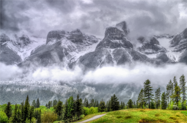 Free Landscape Nature Mountainous Landforms Sky Clipart Clipart Transparent Background