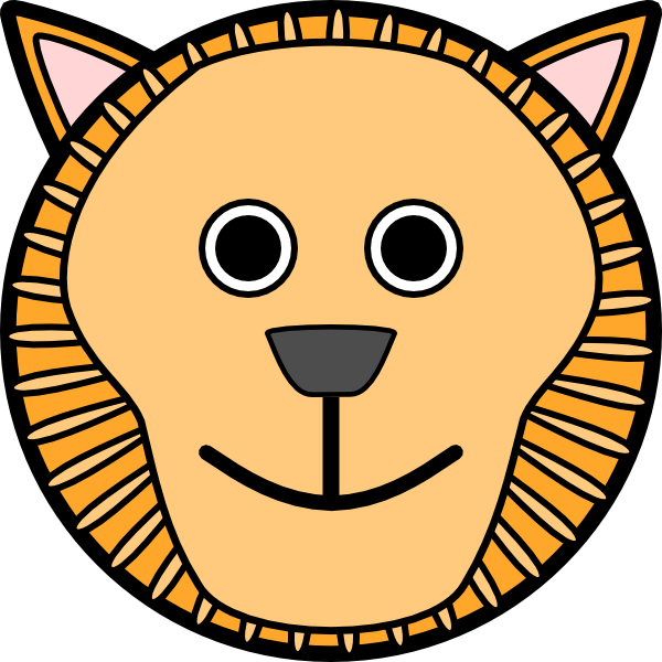 Free Leopard Face Facial Expression Smile Clipart Clipart Transparent Background