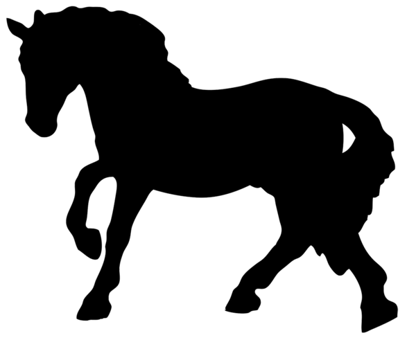 Free Moose Horse Mane Black And White Clipart Clipart Transparent Background