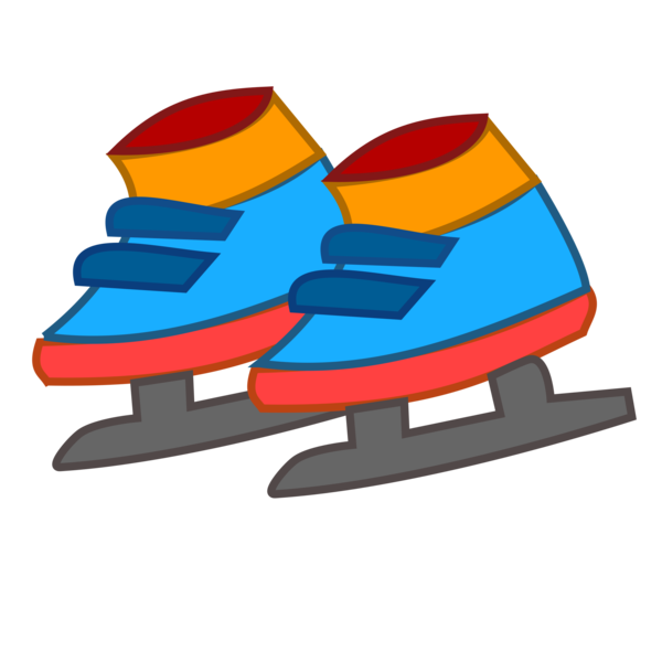 Free Hockey Footwear Shoe Line Clipart Clipart Transparent Background