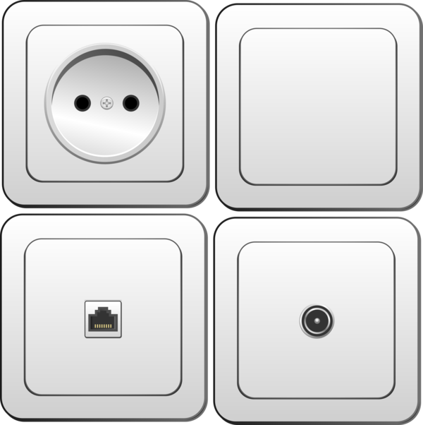 Free Electrician Technology Line Ac Power Plugs And Socket Outlets Clipart Clipart Transparent Background