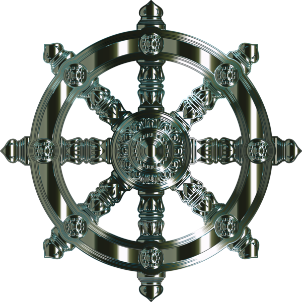 Free Buddhist Metal Wheel Clipart Clipart Transparent Background