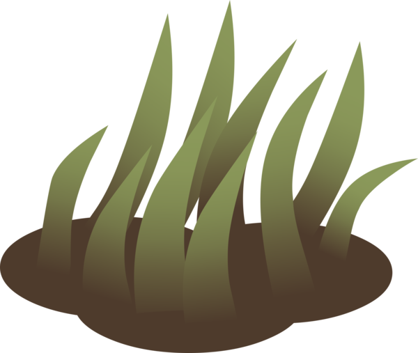 Free Lawn Leaf Plant Grass Clipart Clipart Transparent Background