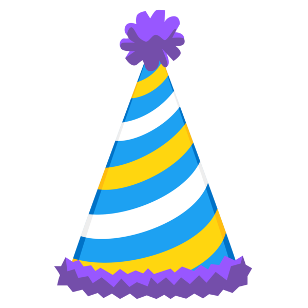 Free Hat Party Hat Cone Line Clipart Clipart Transparent Background