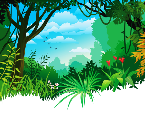 Free Landscape Vegetation Ecosystem Nature Clipart Clipart Transparent Background