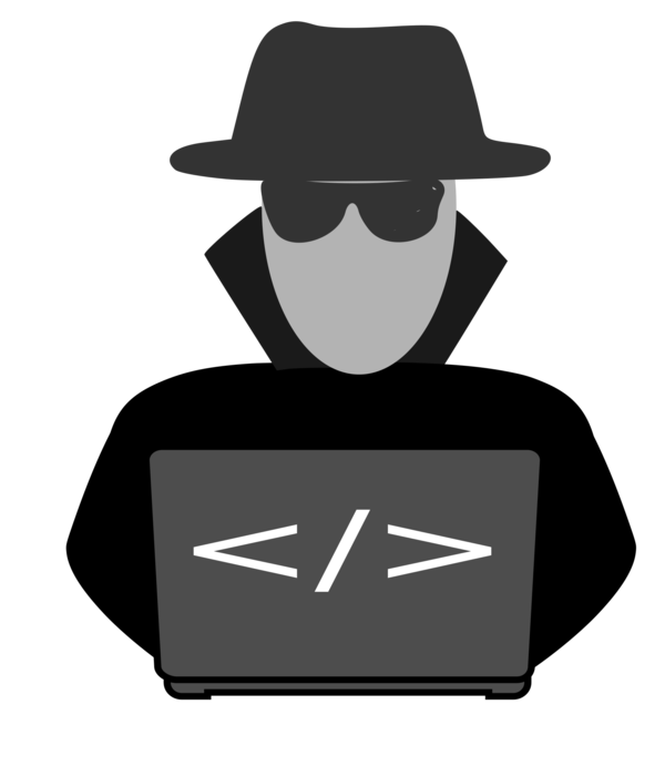 Free Hacker Headgear Silhouette Logo Clipart Clipart Transparent Background