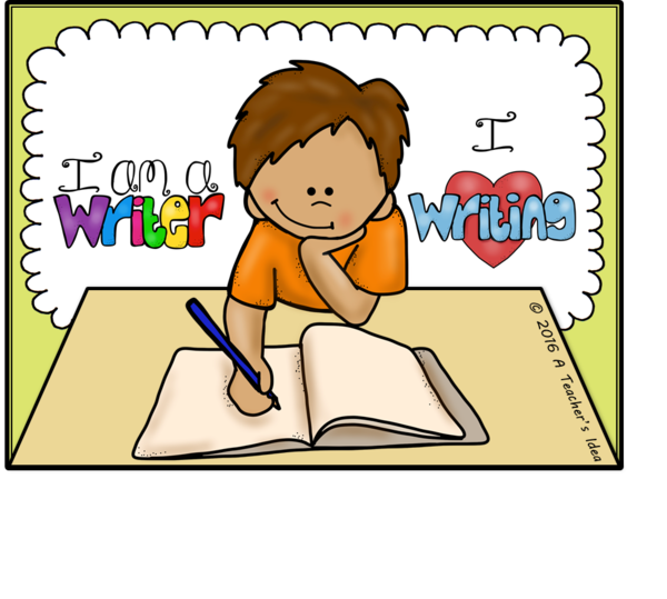 Free Writer Text Facial Expression Cartoon Clipart Clipart Transparent Background