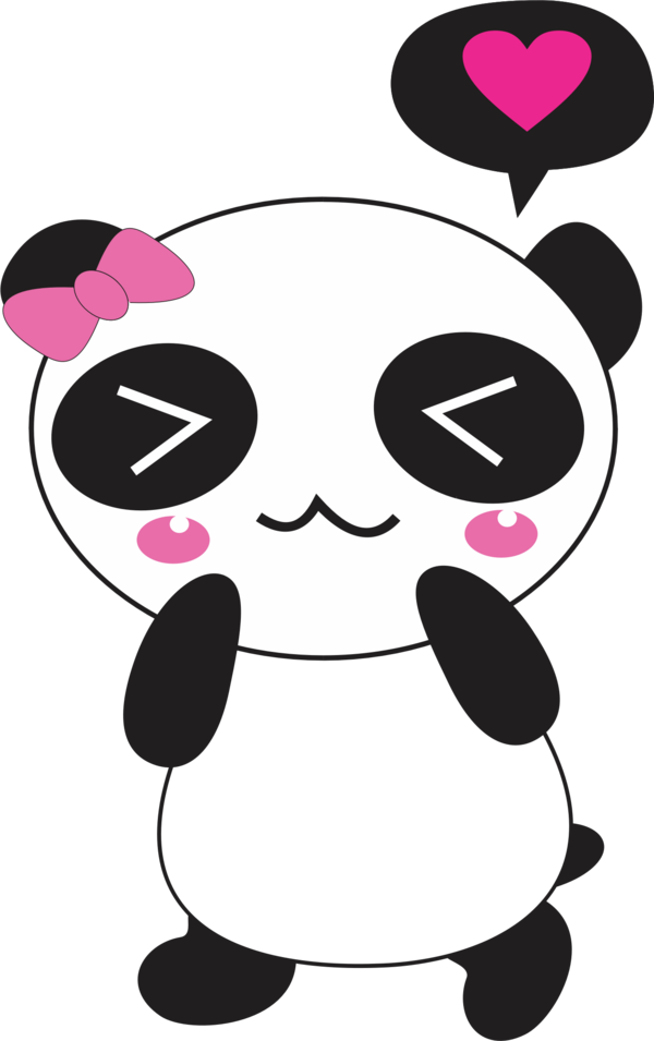 Free Panda Nose Eyewear Head Clipart Clipart Transparent Background