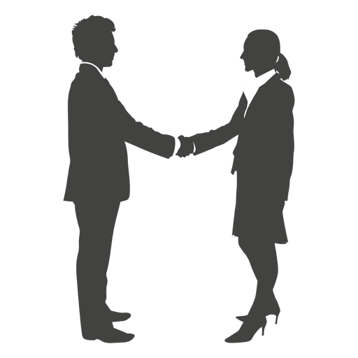 Free Handshake Man Standing Black And White Clipart Clipart Transparent Background