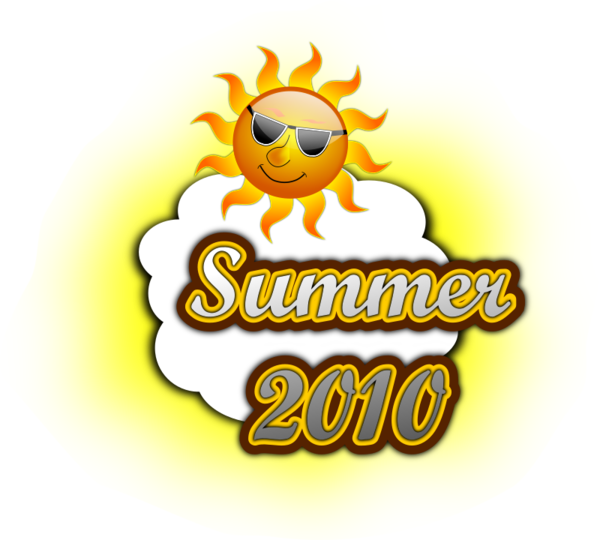 Free Summer Text Flower Logo Clipart Clipart Transparent Background