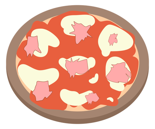 Free Pizza Heart Circle Clipart Clipart Transparent Background