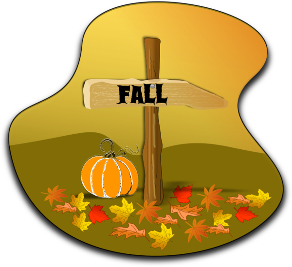 Free Autumn Symbol Pumpkin Cross Clipart Clipart Transparent Background