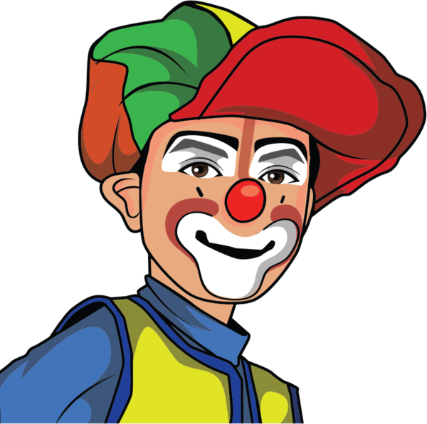 Free Clown Nose Clown Headgear Clipart Clipart Transparent Background
