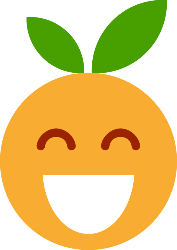 Free Fruit Face Facial Expression Smile Clipart Clipart Transparent Background