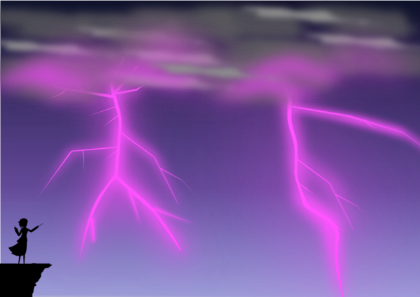 Free Lightning Violet Lightning Sky Clipart Clipart Transparent Background