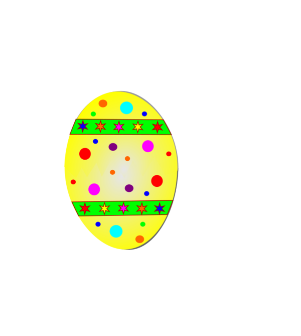 Free Easter Circle Oval Clipart Clipart Transparent Background