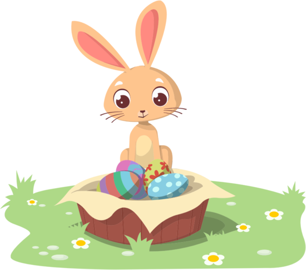 Free Rabbit Easter Easter Bunny Rabbit Clipart Clipart Transparent Background