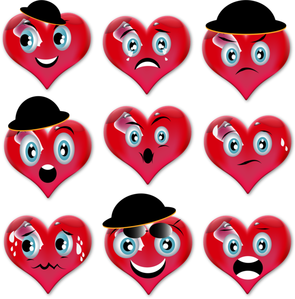 Free Heart Icon Heart Smile Clipart Clipart Transparent Background
