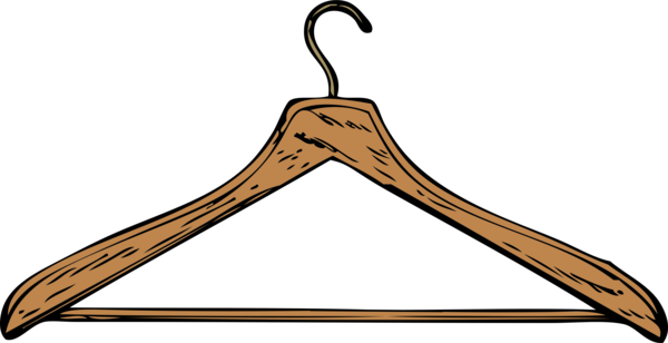 Free Dress Clothes Hanger Line Triangle Clipart Clipart Transparent Background
