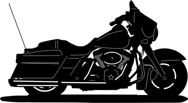 Free Car Motorcycle Vehicle Black And White Clipart Clipart Transparent Background