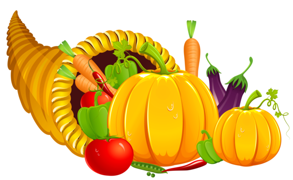 Free Thanksgiving Vegetable Fruit Food Clipart Clipart Transparent Background