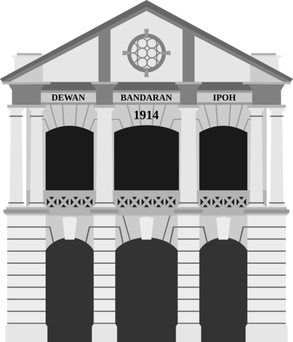 Free House Structure Landmark Black And White Clipart Clipart Transparent Background