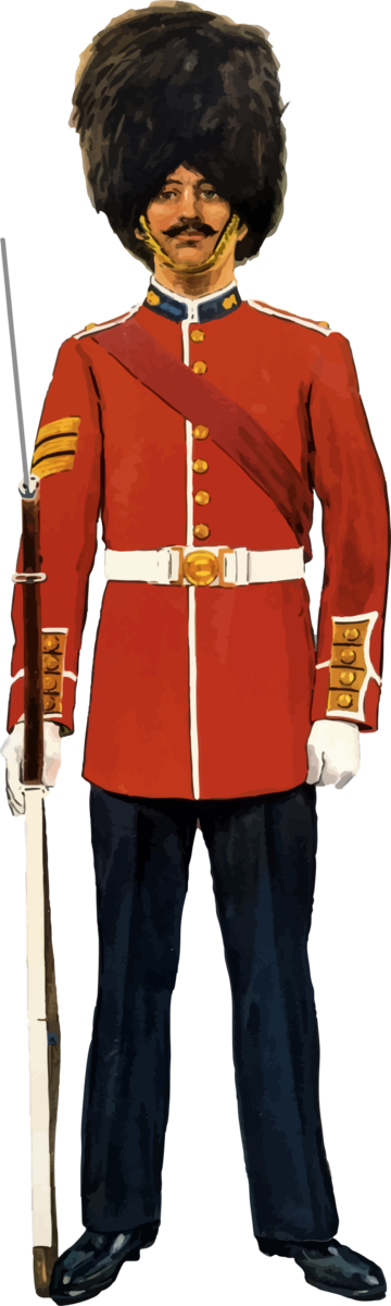 Free Soldier Standing Costume Male Clipart Clipart Transparent Background