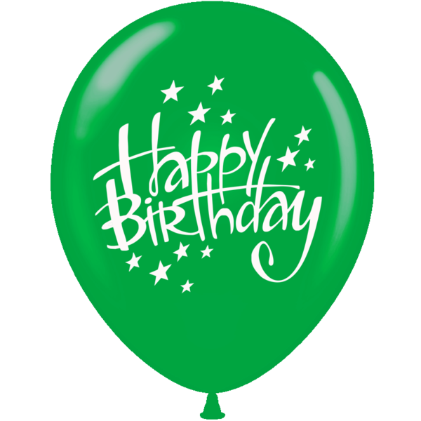 Free Birthday Balloon Text Logo Clipart Clipart Transparent Background