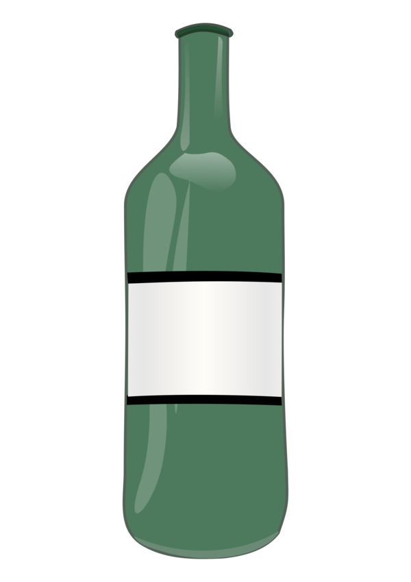 Free Wine Bottle Water Bottle Glass Bottle Clipart Clipart Transparent Background