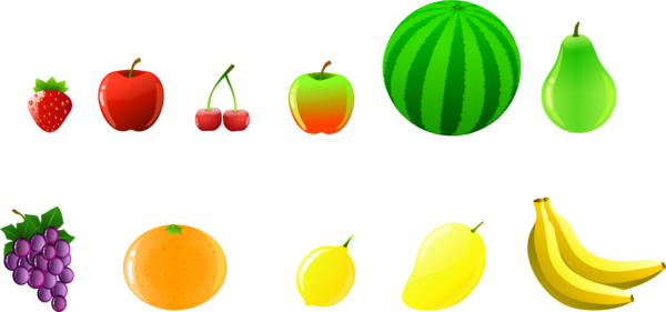 Free Fruit Natural Foods Fruit Vegetable Clipart Clipart Transparent Background