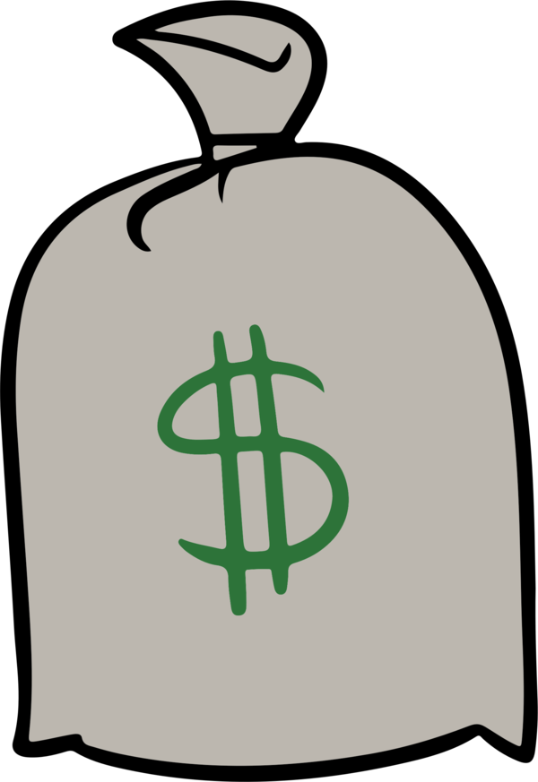Free Money Line Symbol Clipart Clipart Transparent Background