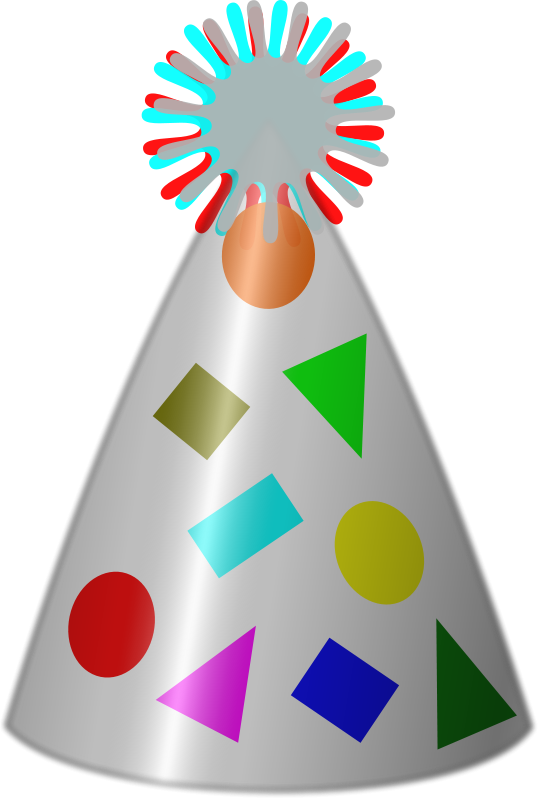 Free Hat Party Hat Cone Triangle Clipart Clipart Transparent Background