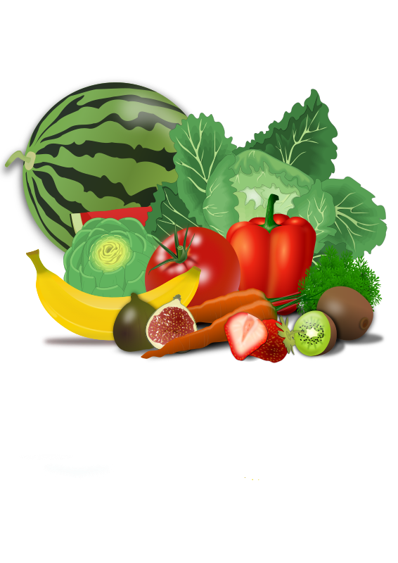 Free Fruit Natural Foods Vegetable Food Clipart Clipart Transparent Background