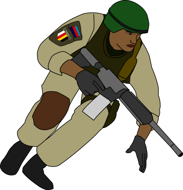 Free Gun Soldier Weapon Military Organization Clipart Clipart Transparent Background