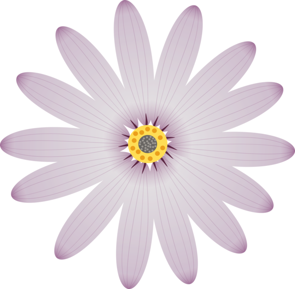 Free Daisy Flower Violet Lilac Clipart Clipart Transparent Background