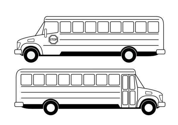Free School Transport Vehicle Car Clipart Clipart Transparent Background