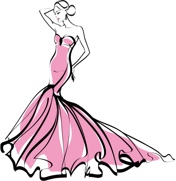 Free Dress Clothing Woman Dress Clipart Clipart Transparent Background