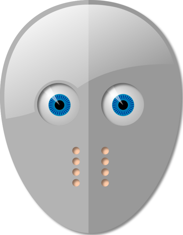 Free Hockey Face Nose Eye Clipart Clipart Transparent Background