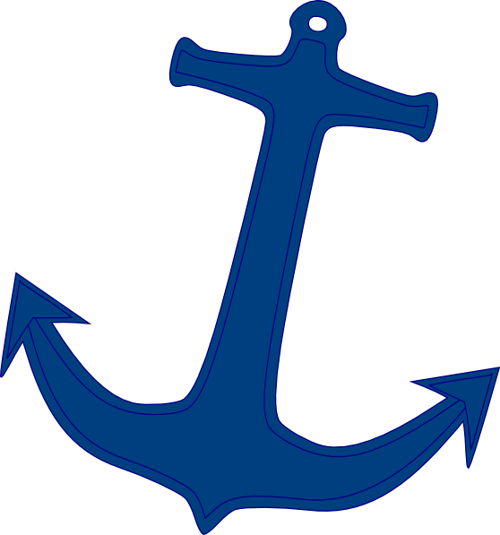 Free Navy Anchor Line Clipart Clipart Transparent Background
