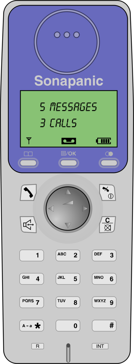 Free Office Feature Phone Telephony Mobile Phone Clipart Clipart Transparent Background