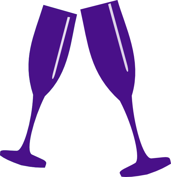 Free Wine Stemware Violet Wine Glass Clipart Clipart Transparent Background