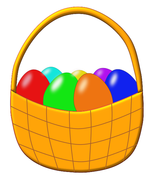 Free Easter Easter Egg Basket Fruit Clipart Clipart Transparent Background