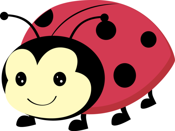 Free Fruit Ladybird Insect Cartoon Clipart Clipart Transparent Background