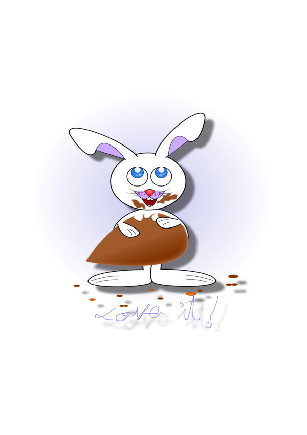Free Rabbit Cartoon Rabbit Easter Bunny Clipart Clipart Transparent Background