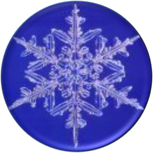 Free Snow Cobalt Blue Christmas Ornament Snowflake Clipart Clipart Transparent Background