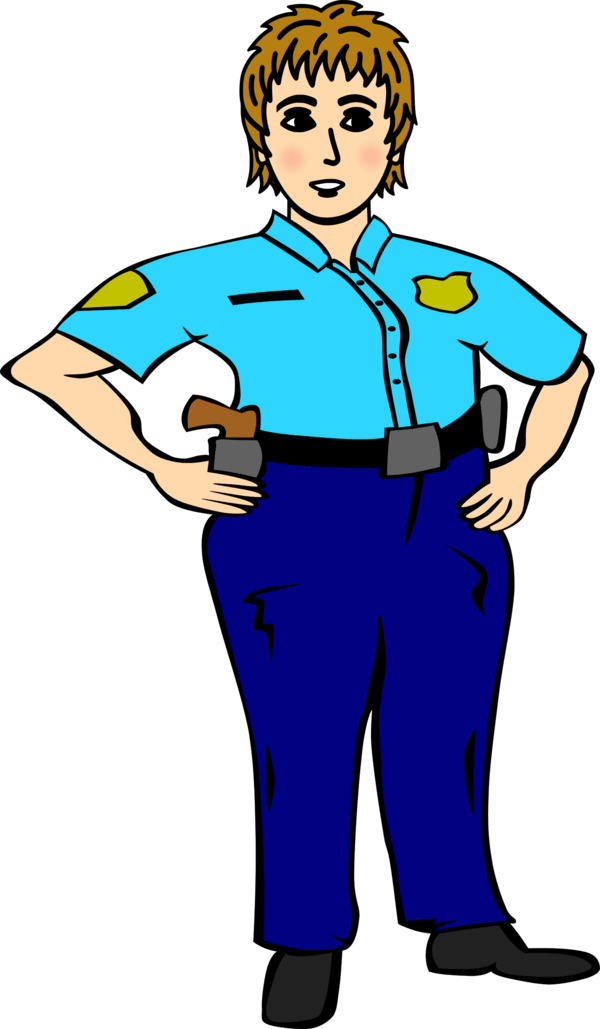 Free Police Clothing Man Standing Clipart Clipart Transparent Background