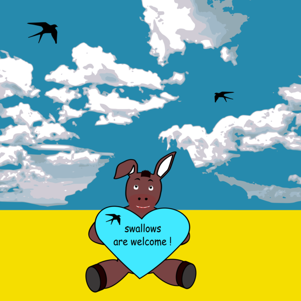 Free Rabbit Sky Cloud Cartoon Clipart Clipart Transparent Background