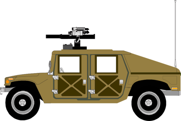 Free Army Car Vehicle Humvee Clipart Clipart Transparent Background
