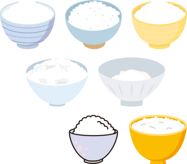 Free Rice Tableware Cup Drinkware Clipart Clipart Transparent Background